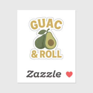 Sticker 🥑 Guac & Roll - Drôle Avocado Foodie