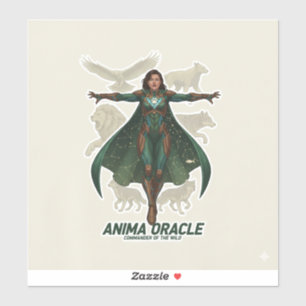 Sticker « Guerrière de l'Oracle Anima   Protectrice Mystiq