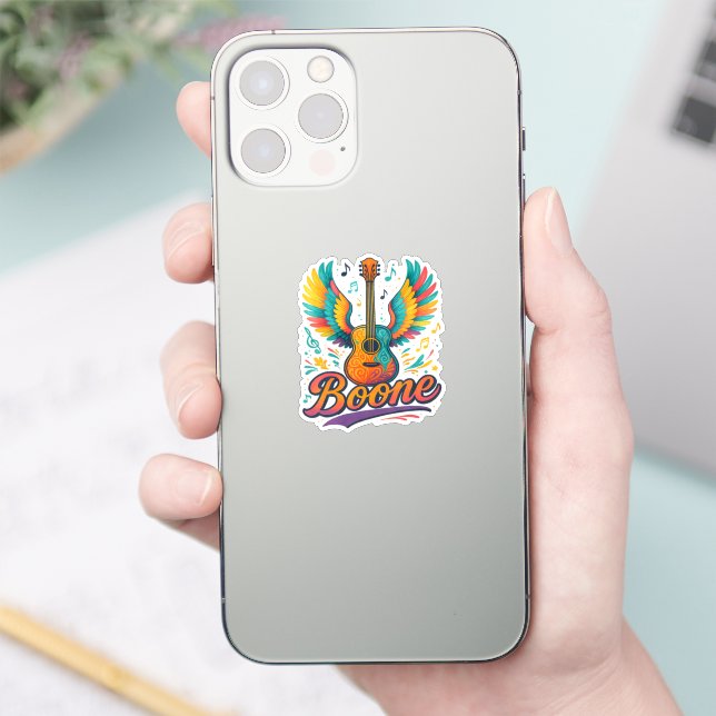 Sticker Guitare Boone (Téléphone)
