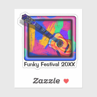 Sticker Guitare super