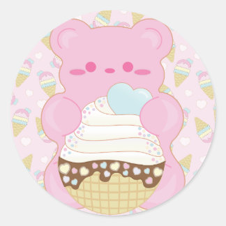 Sticker Gummi Sweet Ice Cream