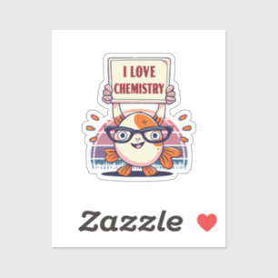 Sticker Guppies et chimie d'amour