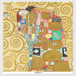 Sticker Gustav Klimt Exécution Nouveau Couple