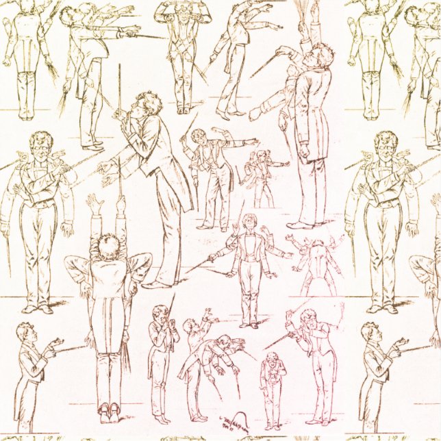 Sticker Gustav Mahler - Conduite (Recto)