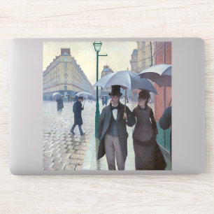 Sticker Gustave Caillebotte - Paris Street ; Rainy Day