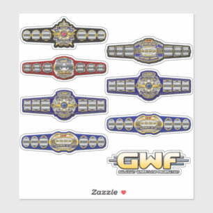 Sticker GWF Golden Age Titre Set 1