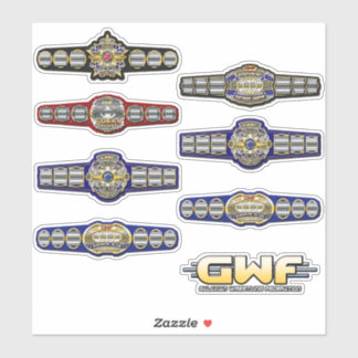 Sticker GWF Golden Age Titre Set 1