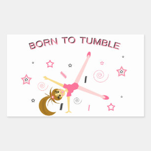 Sticker Gymnastique mignonne