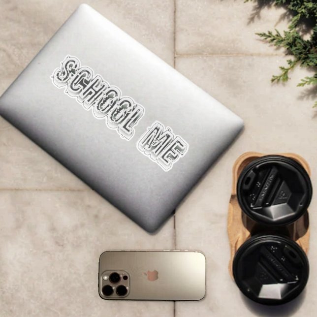 Sticker H. Métal Translucide-Wht (Choose stickers with exciting designs, for your home, office, and school projects!)