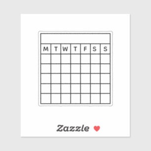 Sticker Habit Tracker, Journal des puces, Calendrier de la