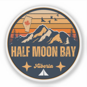 Sticker Half Moon Bay, Alberta