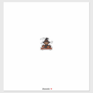 Sticker Hallobubu Halloween Mignon et sorcière chat T-Shir
