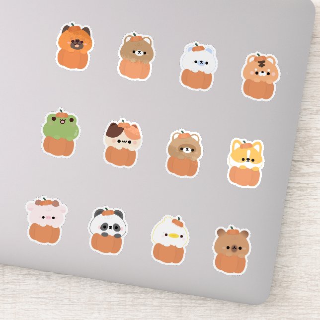 Sticker Halloween animal (Détail)