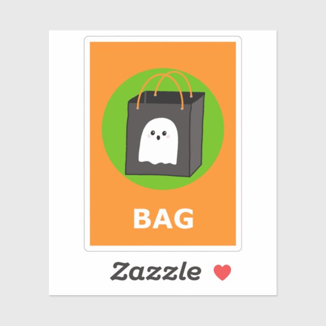 Sticker Halloween BAG (Feuille)