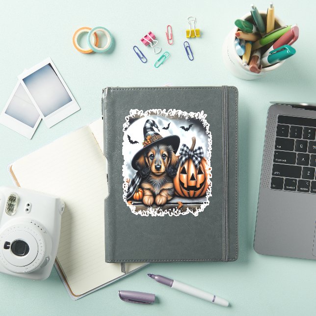 Sticker Halloween Dachshund Chien (Couverture iPad)