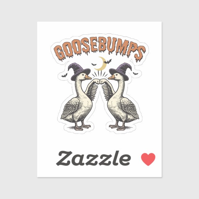 Sticker Halloween drôle (Feuille)