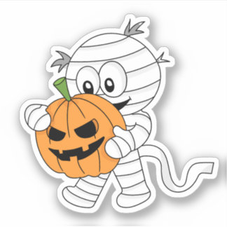 Sticker Halloween Éffrayante Déplaisante mignonne maman