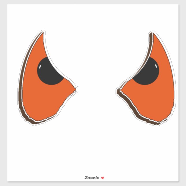 Sticker Halloween Evil Eyes (Feuille)