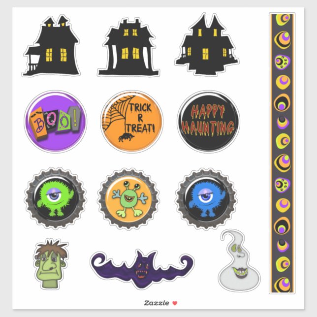 Sticker Halloween Fun Collection (Feuille)