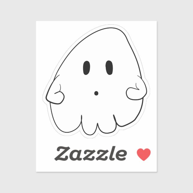 Sticker Halloween Ghost (Feuille)