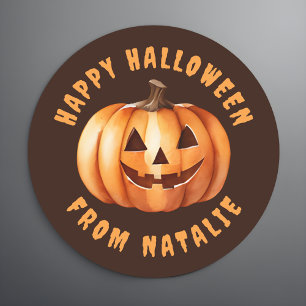 Sticker Halloween personnalisé