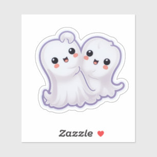 Sticker Halloween Twins