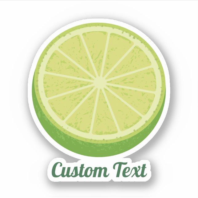 Sticker Halte Lime (Devant)