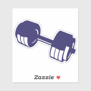 Sticker haltere musculation poids bodybuilding