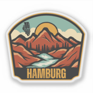 Sticker Hamburg, Illinois 