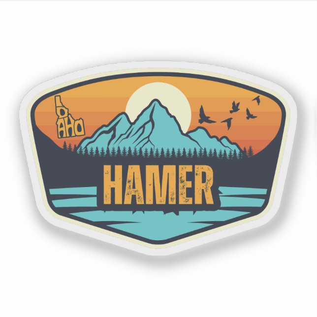 Sticker Hamer, Idaho (Devant)