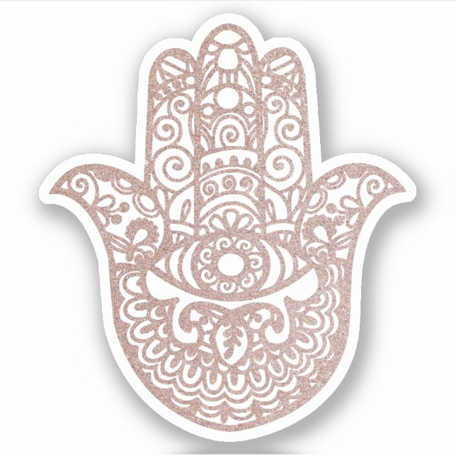 Sticker Hamsa Main Bonne chance (Devant)