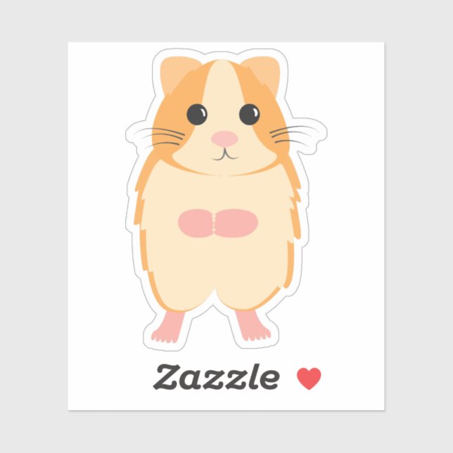 Sticker Hamster (Feuille)
