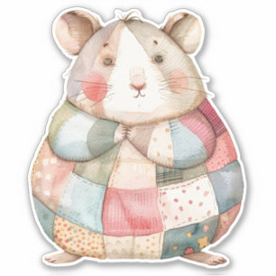 Sticker Hamster Patchwork