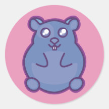 Sticker Hamster Violet
