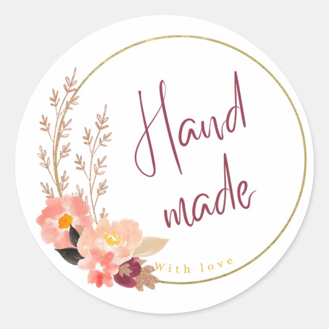 Sticker Hand Made (Devant)
