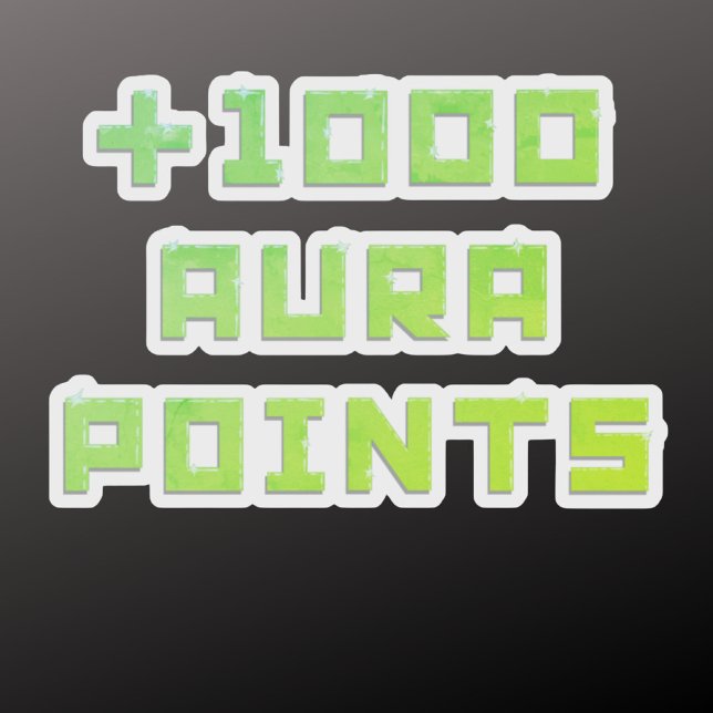 Sticker Hand-painted + 1000 Aura points  (Créateur téléchargé)