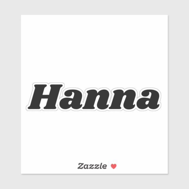 Sticker Hanna (Feuille)