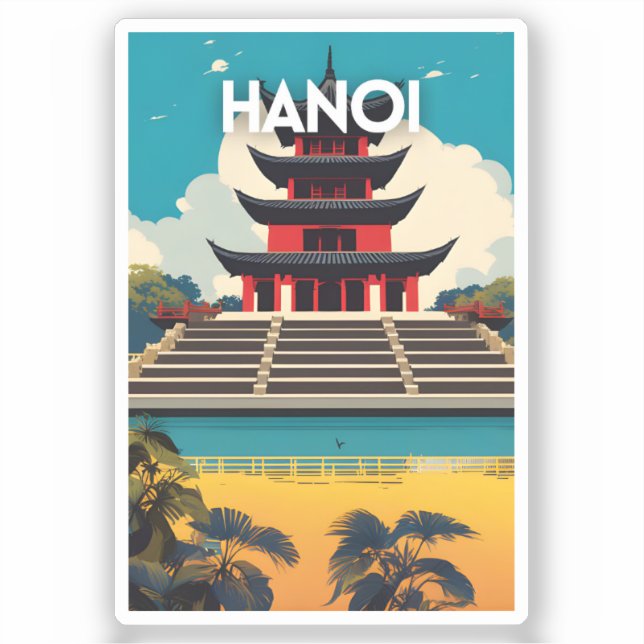 Sticker Hanoï Viêt Nam (Recto)