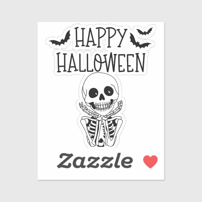 Sticker Happy Halloween (Feuille)