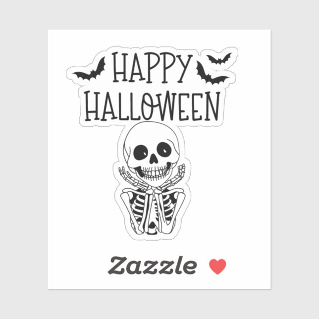 Sticker Happy Halloween (Feuille)
