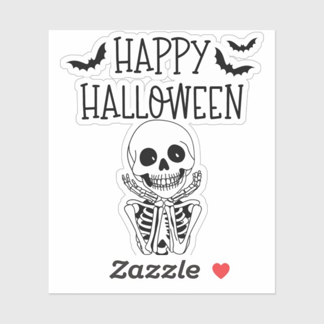 Sticker Happy Halloween (Feuille)