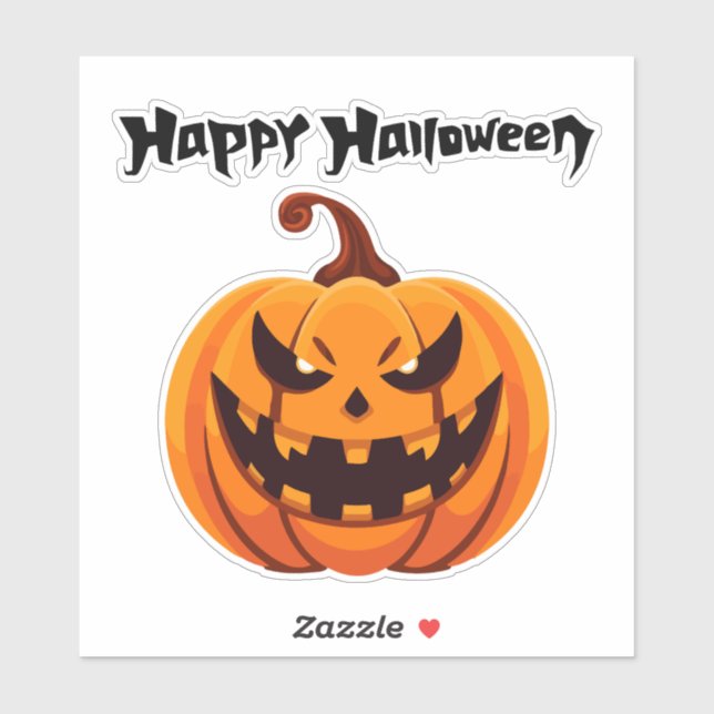 Sticker Happy Halloween (Feuille)