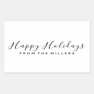 Sticker Happy Holidays Script personnalisé