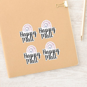 Sticker Happy Mail Rainbow Business Packaging Planner