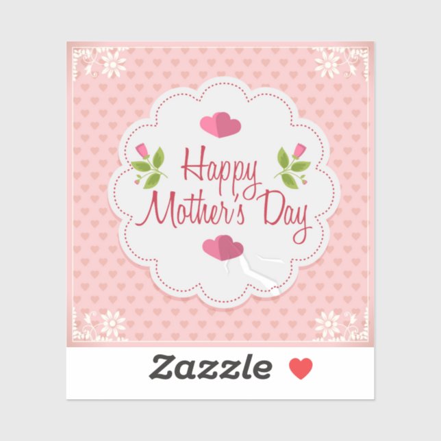 Sticker Happy Mother's Day (Feuille)