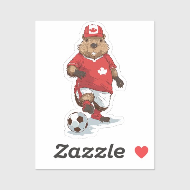 Sticker Hardworking Beaver Striker (Feuille)