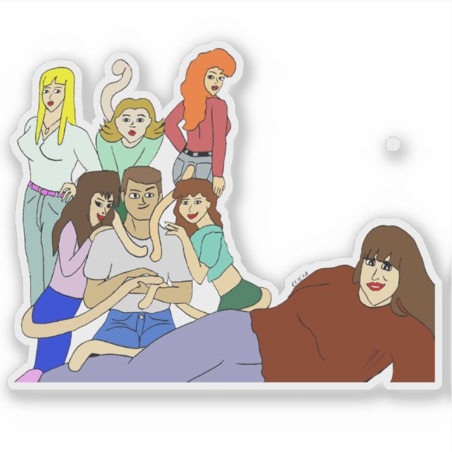 Sticker Harem (Devant)