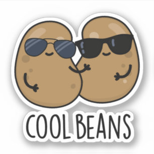 Sticker Haricots cool amusant Veggie Legume Pun
