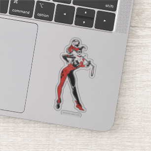 Sticker Harley Quinn Avec Mallet