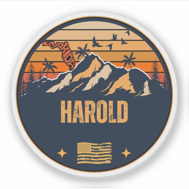 Sticker Harold, Floride  (Devant)